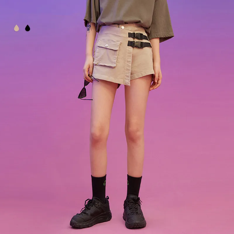 

Шорты женские хлопковые с широкими штанинами, на лето