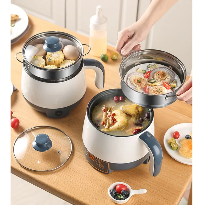 Multicooker Electric Cooking Pot 1-2 People Small Rice Cooker Household Hot Steamer Non-stick Appliances | Бытовая техника