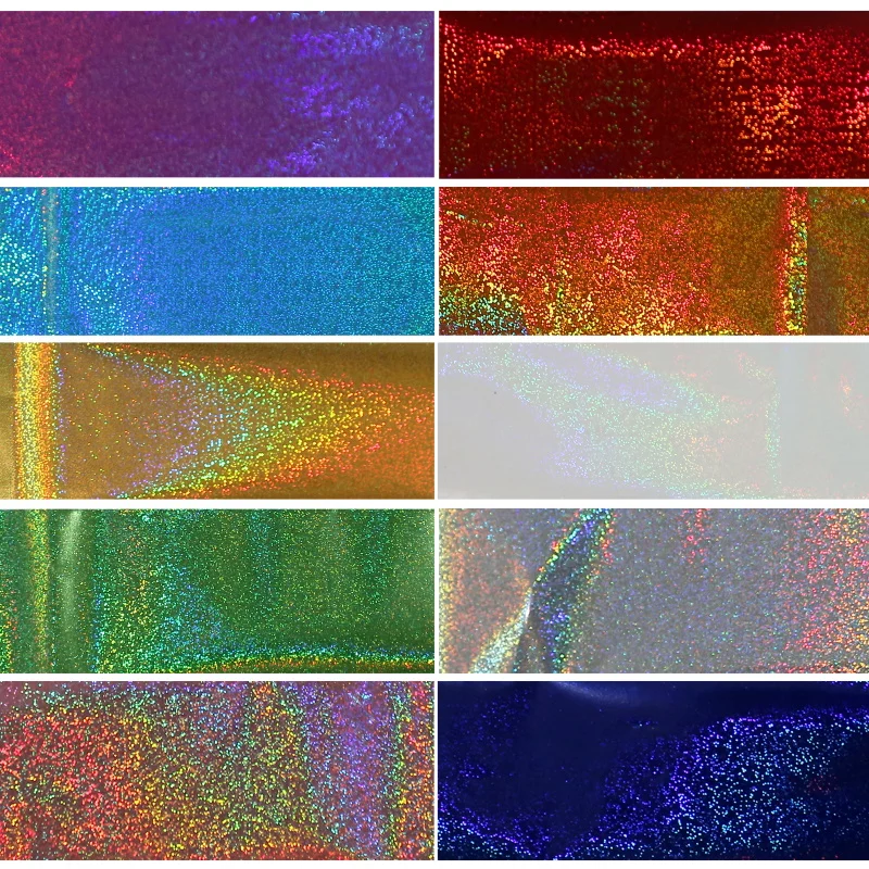 Голографические наклейки для ногтей Переводные переводные из фольги звездное