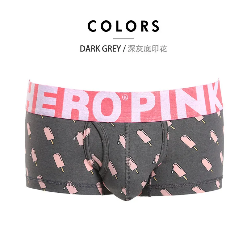 Новые мужские прозрачные трусы боксеры с низкой посадкой мужское сексуальное