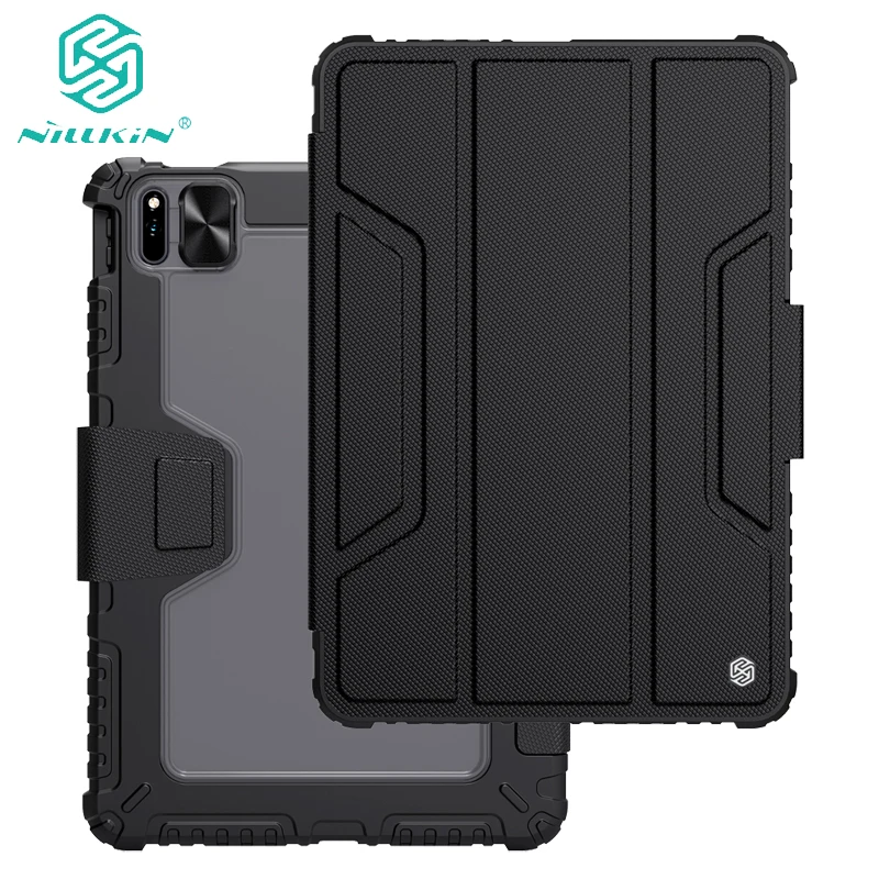 

For HUAWEI MatePad Pro 10.8 2021 Case Nillkin Luxury Shockproof PU Leather Smart Sleep Tablet Flip Case For Mate Pad Pro 10.8