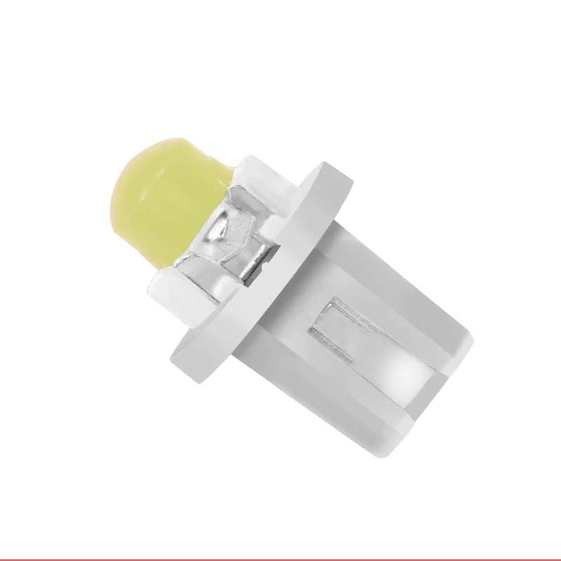 10 шт./лот многоцветный T5 B8.5D B8.5 SMD СВЕТОДИОДНЫЙ Автомобильный свет-излучающий диодный инструмент лампа накаливания на панель приборов DC 12 В