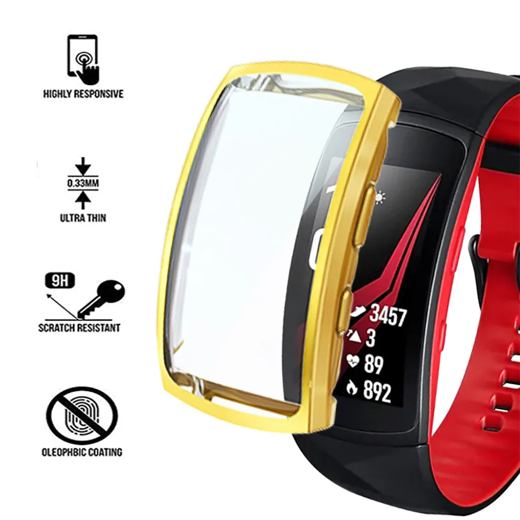 Чехлы для смарт часов чехлы прозрачный защитный чехол из ТПУ Sanmsung Gear fit 2 pro
