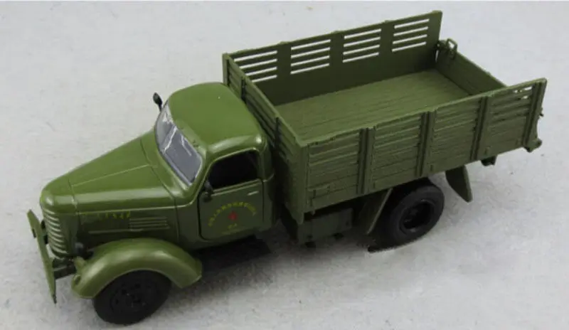 Литье под давлением Военная Jiefang модель грузовика 1:32 автомобиль и Свет Звук армейский зеленый детская игрушка