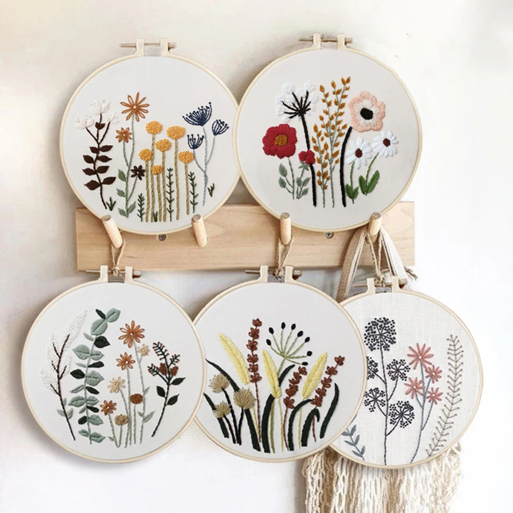 

1pc DIY Embroidery Sit Pattern Cross Stitch Embroidery Kit Set For Beginners Handmade Embroidery DIY Craft Sewing Craft Kit