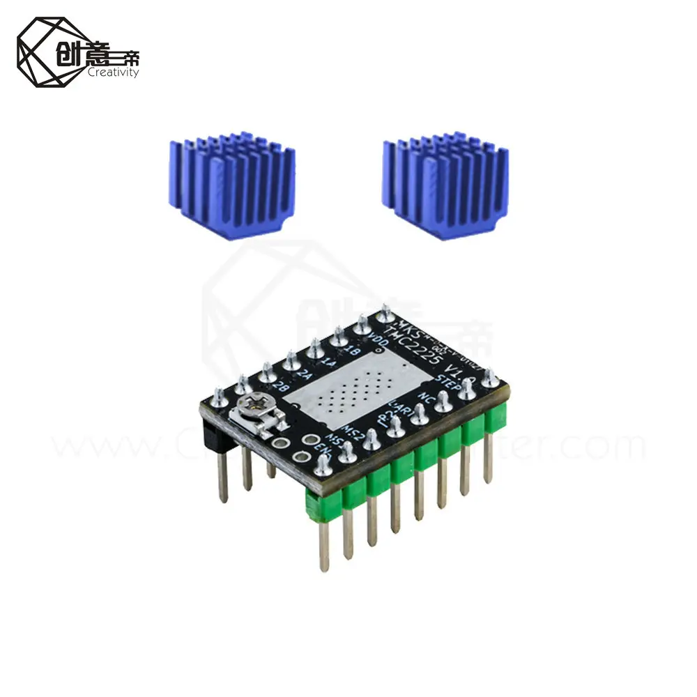 5 шт. TMC2225 Драйвер шагового двигателя Замена TMC2208 TMC2209 StepStick 3D части принтера Ультра
