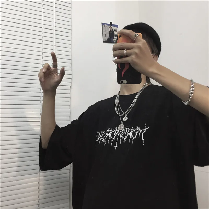 Lychee Harajuku Devil Star женская футболка с принтом руки, свободная женская футболка, летние футболки, круглый вырез, короткий рукав, женские футболки