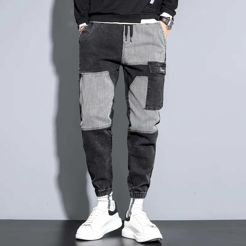 

Новинка 2021, уличная одежда, брюки-карго в стиле хип-хоп, мужские джинсы, брюки-карго, эластичные брюки Harun, джоггеры, брюки на осень и весну, му...