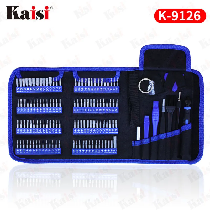 

Kaisi Screwdriver Set Precision Screwdriver Tool Kit Magnetic Phillips Torx Bits 126 in 1 For Phones Laptop PC Repair Hand Tool