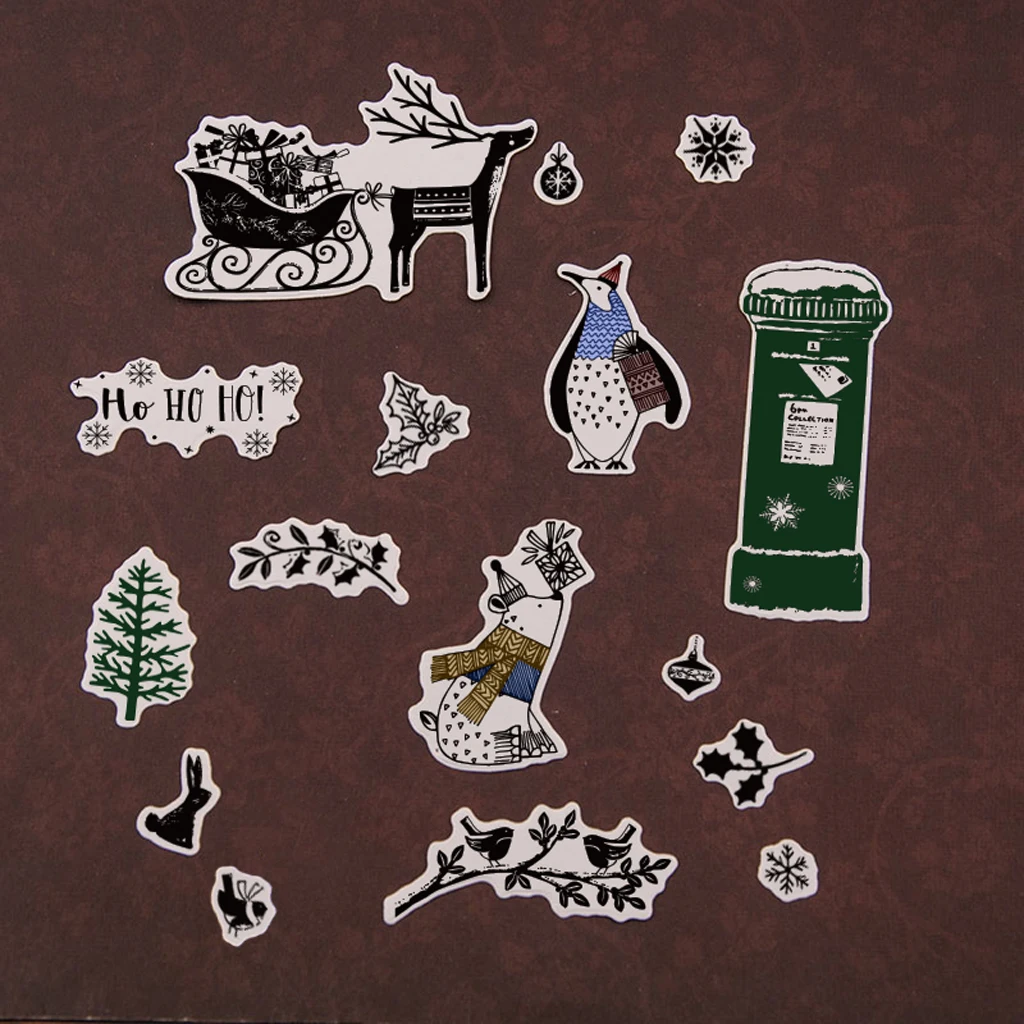 Силиконовый прозрачный Печатный штамп для почтового ящика DIY альбом