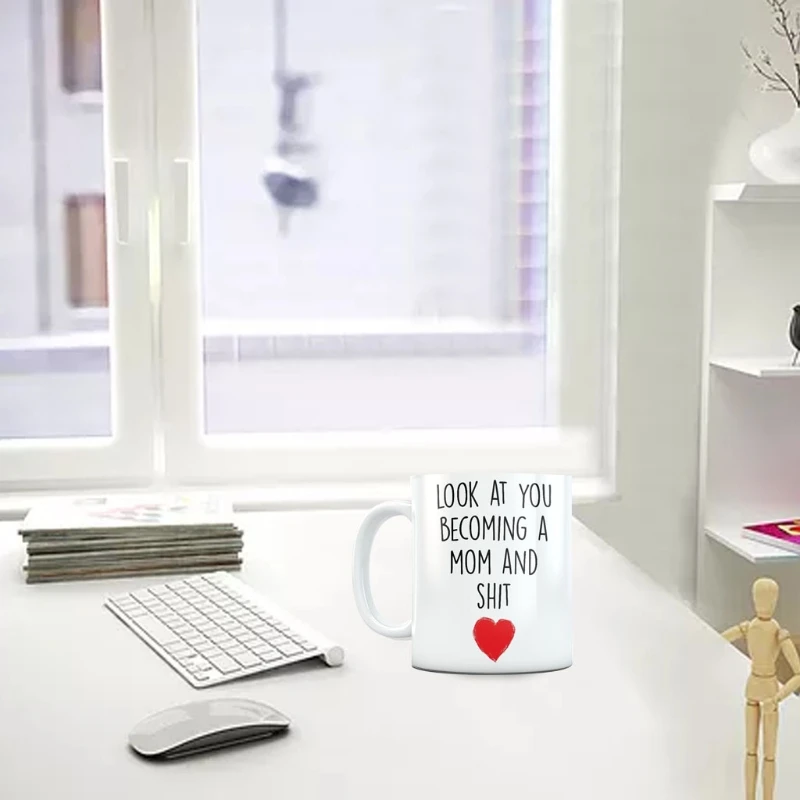 

Gifts for Mom Coffee Mugs Funny Gag Mother's Day Present Idea from Daughter Son Kids Heat Color Changing Mugs