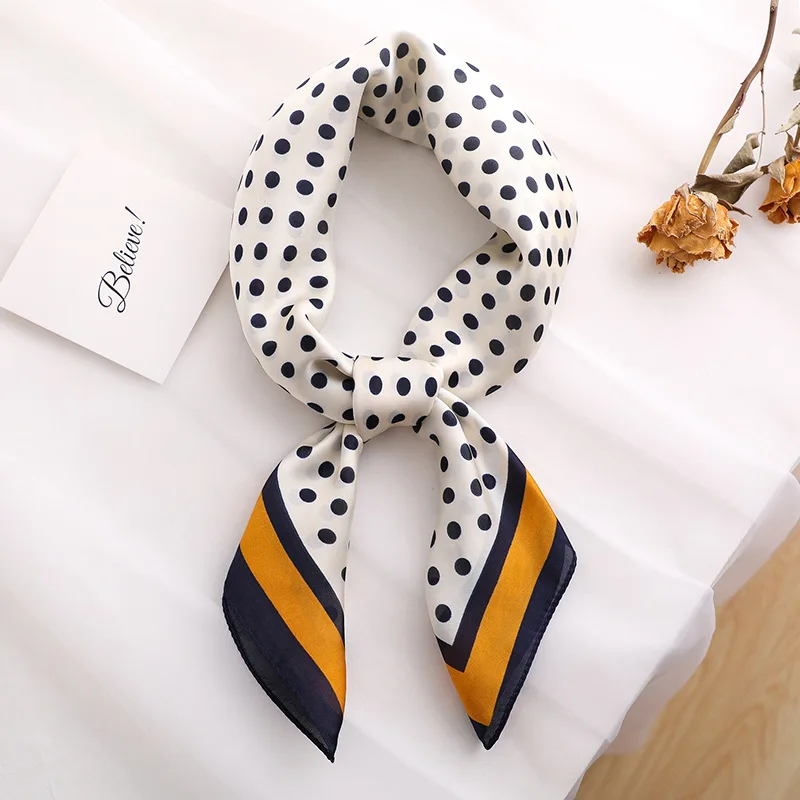 

Spring and autumn 2020 lady Square scarf new tourism sunscreen shawl Fashion women silk scarves Luxury print Muslim headcloth