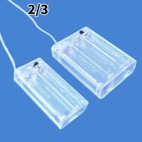 masterfire 500pcslot 2x 3x 1 5v aa battery holder storage box case with switch lead 2 3 slots 2a aa batteries cover shell
