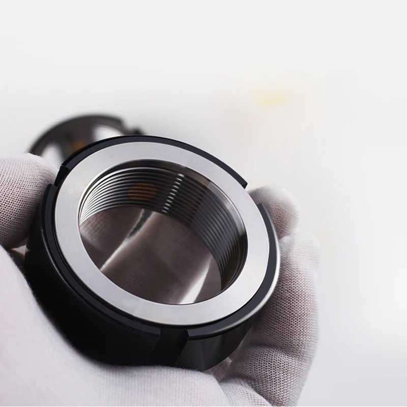 F-type High Precision Locking Nut Screw Rod Web Round And Bearing Cap Lathe Anti Loose Stop 1PCS | Обустройство дома