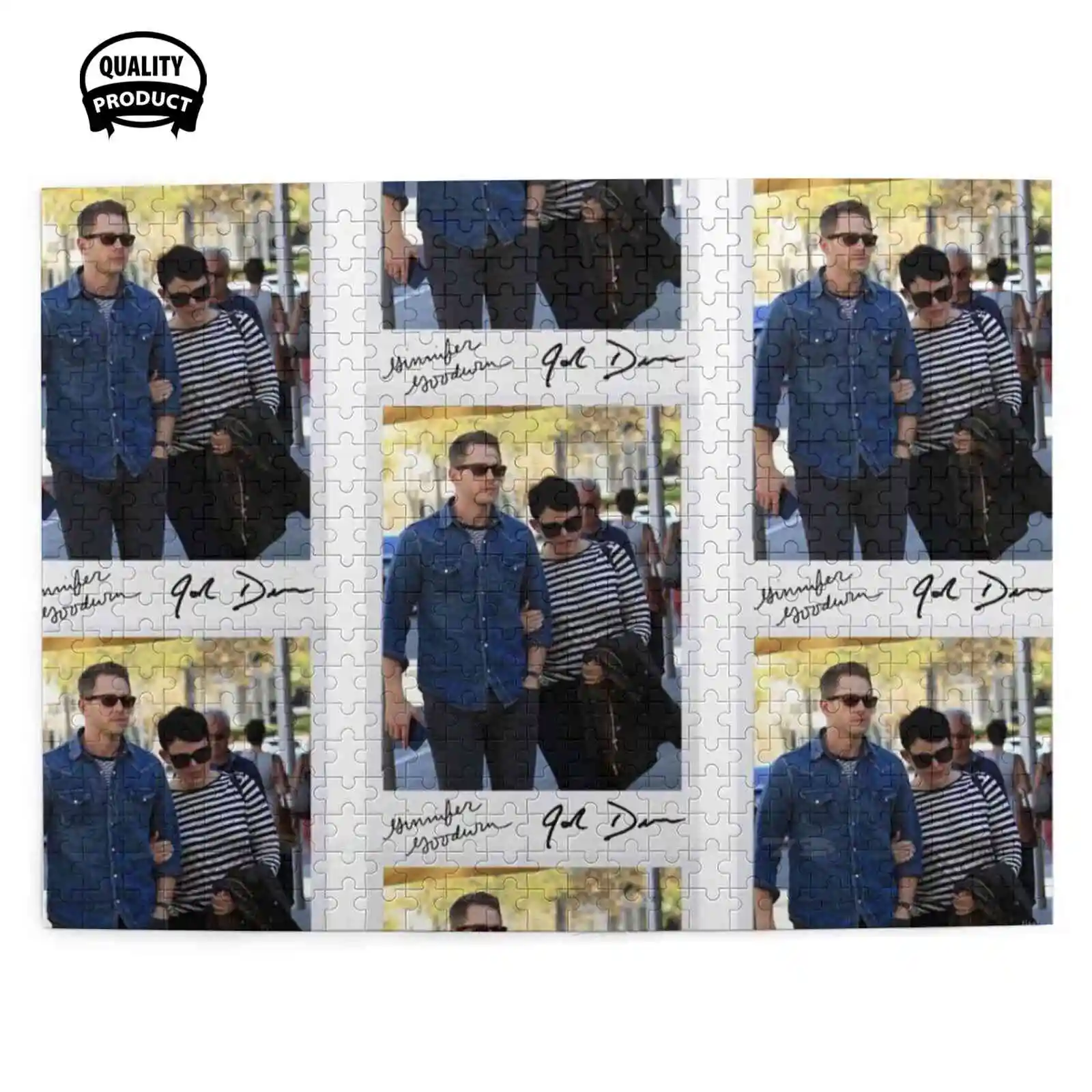 Джош Даллас и гиннифер Гудвин | Поляроидный пазл для взрослых детей игры сделай