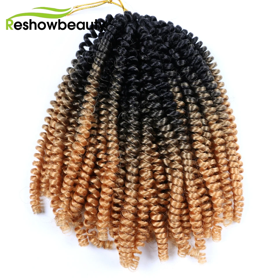 Весна Твист крючком коса Наращивание волос Синтетические твист пряди для