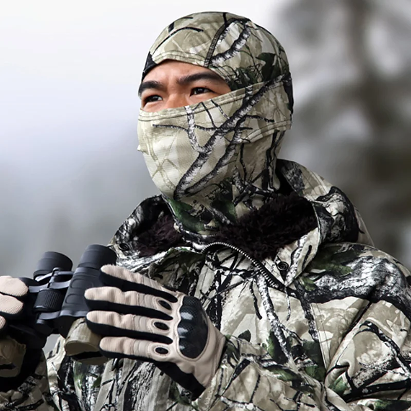 

Tactical Military Army Balaclava Airsoft Shooting Bicycle Camouflage Hat Helmet Liner Full Face Caps Beanies Cap Men