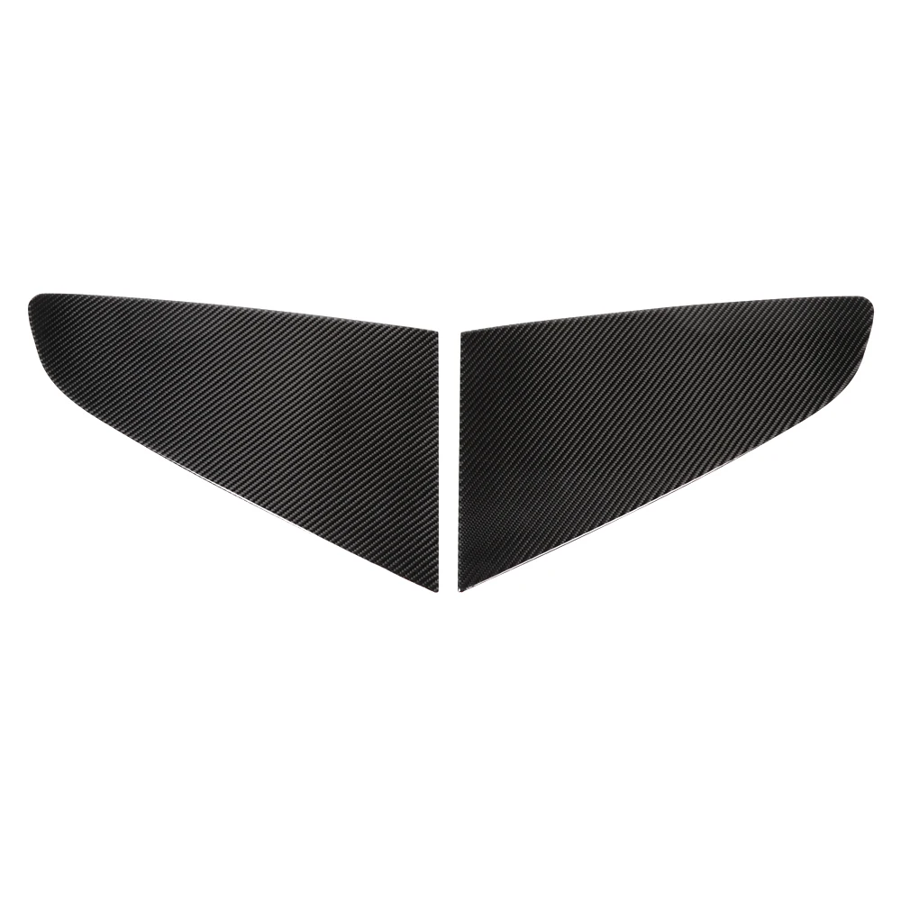

2Pcs/set Car Rear Window Decoration Stickers Cover Trim For Ford Mustang 2015+ Real Carbon Fiber Car Styling Moldings