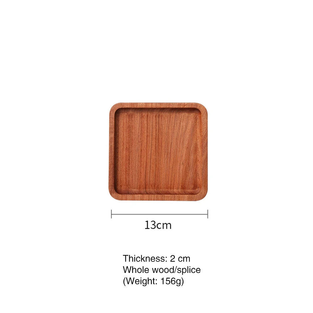 

Steak Plate Natural Rosewood Modern Simplicity Serving Tray Kung Fu Tea Cutlery Trays Pallet Fruit Dessert Plate Dinnerware