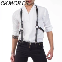 ckmorls men leather harness belt garters gothic body bondage straps garter adjustable underwear bdsm suspenders sex erotic belt