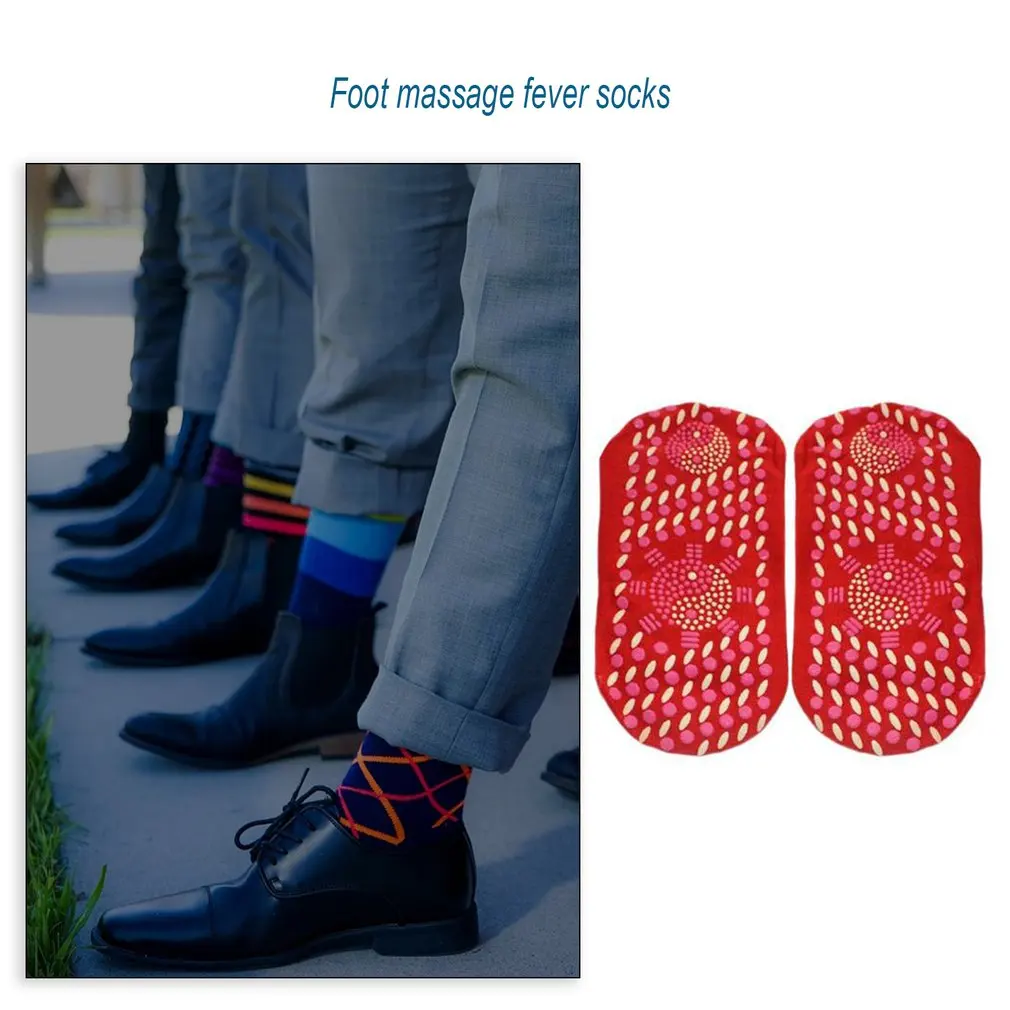 

Magnetic Socks Foot Care Socks For Winter Warm Self-heating Fir Tourmaline Magnetic Therapy Massage Socks Pain Relief Men Women