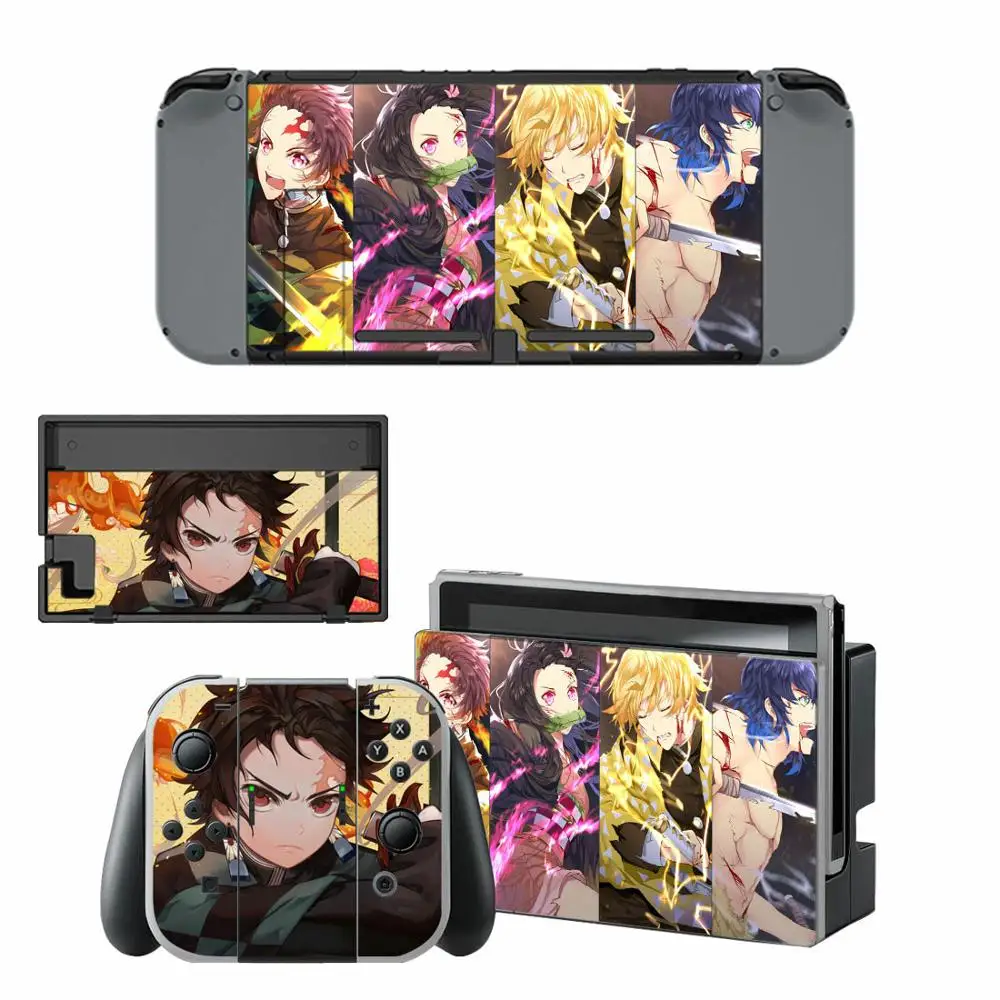 Demon Slayer: Kimetsu no Yaiba Nintendo Switch стикер для кожи наклейки s контроллера Joy Con|Наклейки| |