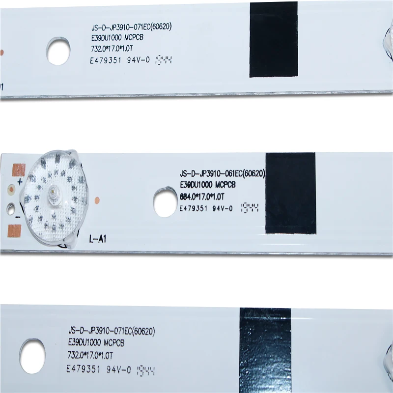 1 лот = 30 шт. светодиодный подсветка для Светодиодный 39C310A полосы JS-D-JP3910-071EC