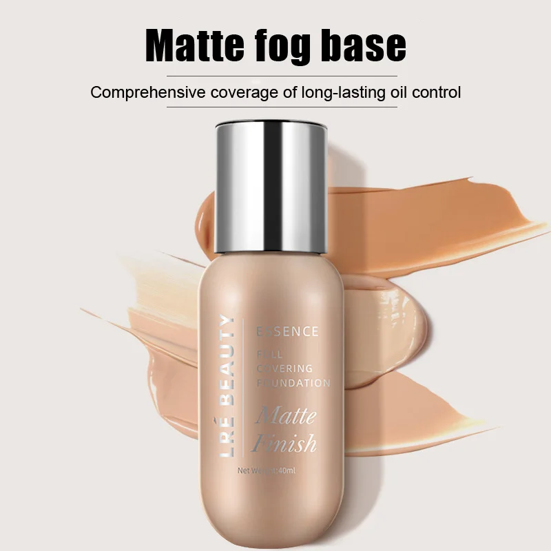 Молодежный бархатный тональный крем Профессиональный полное покрытие матовая