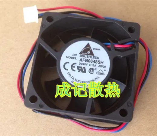 3-проводной Вентилятор охлаждения сервера Delta Electronics AFB0648SH 5W09, постоянный ток 48 В, 0,12 А