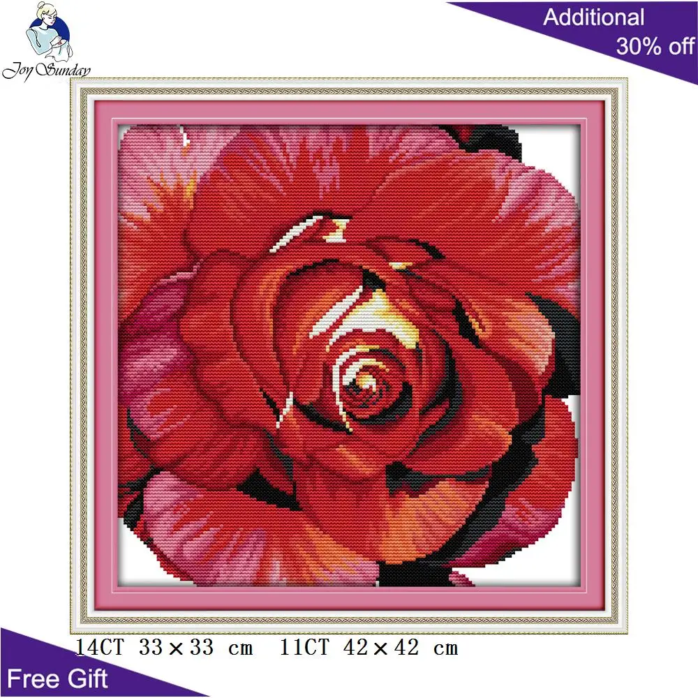 Joy Sunday Роза для домашнего декора H006H078H160H383H579 красивый гибискус верный любовь