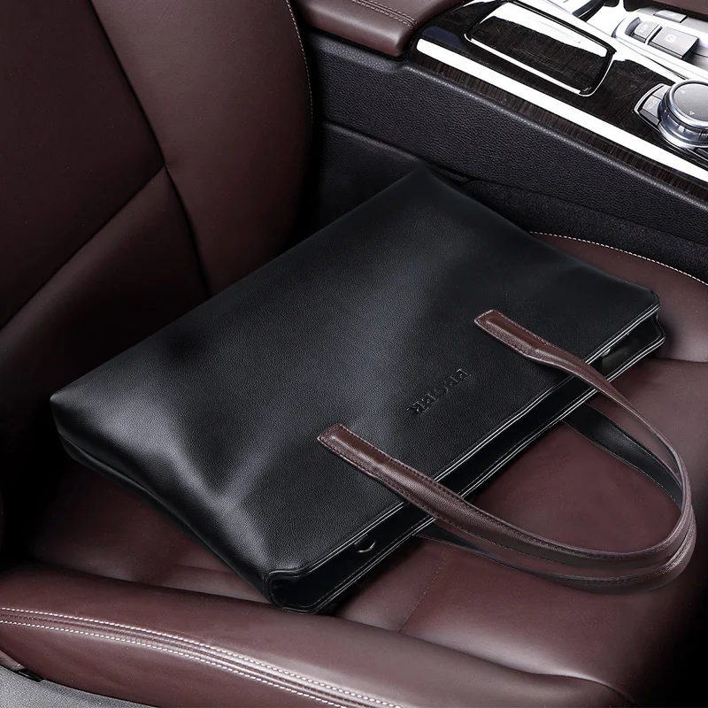 Мужская сумка-тоут из искусственной кожи мужская сумка брендовая деловая ручная