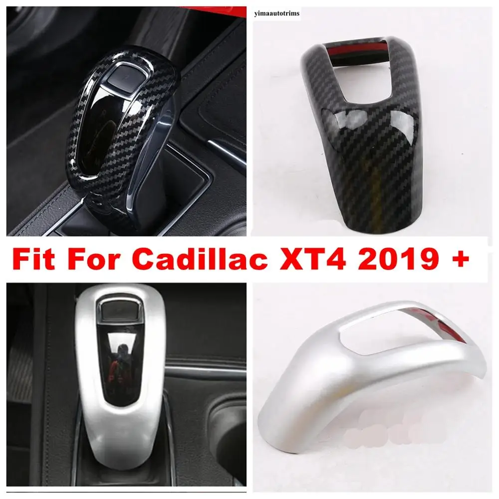 

Transmission Gear Shift Shifter Knob Head Handle Decoration Cover Trim Fit For Cadillac XT4 2019 - 2023 ABS Matte / Carbon Fiber
