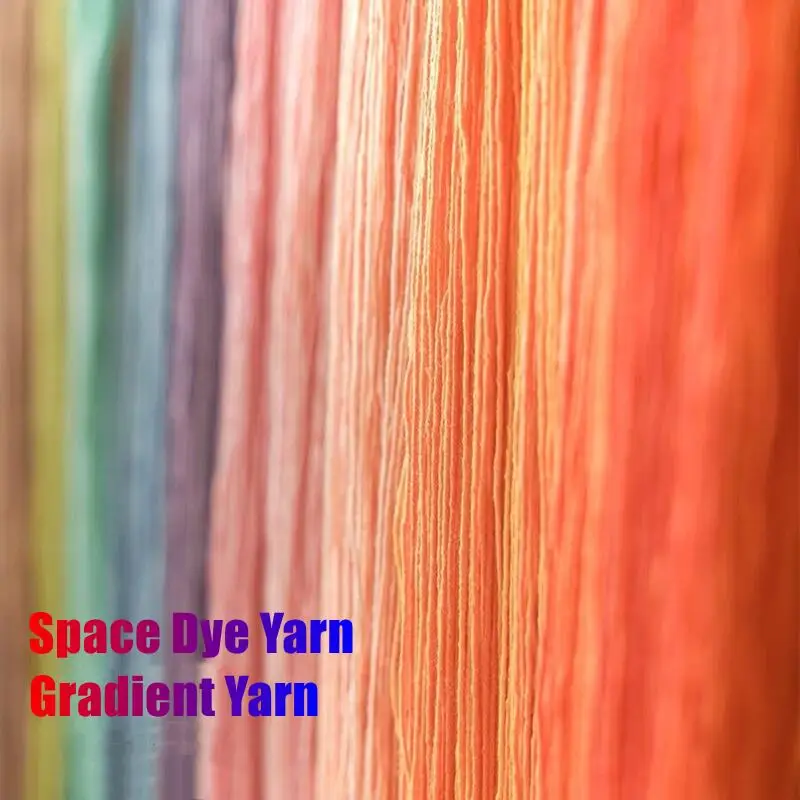 100 г кружевная пряжа сегментная окрашенная мерсеризованная хлопковая шерстяная