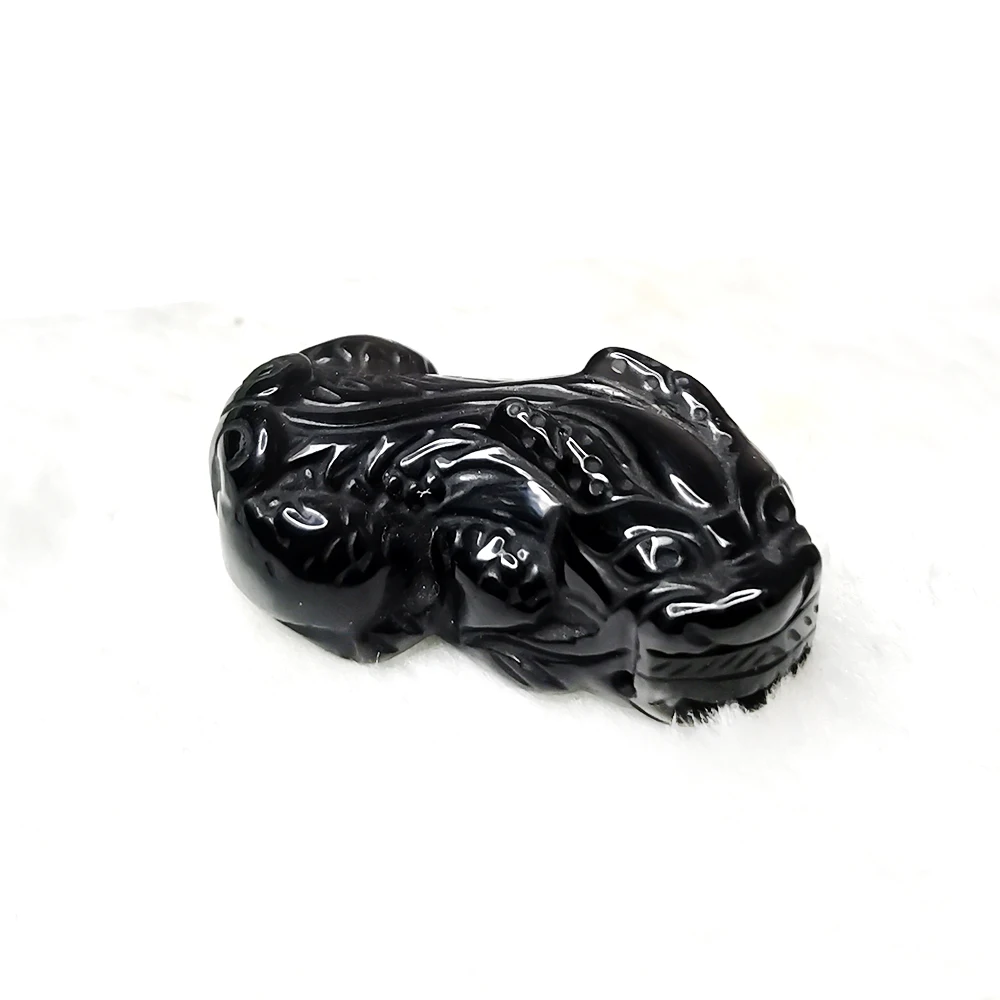 

Natural Rainbow Obsidian PiXiu Pendant Hand Carved Quartz Crystal Brave Troops Lucky Amulet Fashion Women Men Jewelry Gift