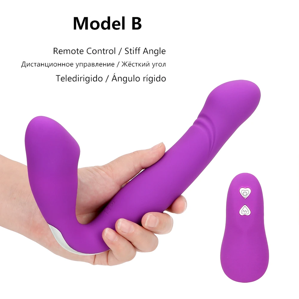 Dildo Vibrator Lesbian Strap on Double Penetration Clitoris Stimulator Sex Toys for Woman Strapless Strapon Anus Massage |