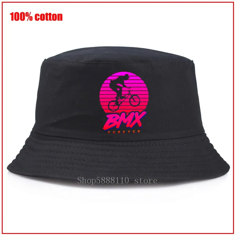 Панама мужская шляпа женская летняя забавная BMX forever Bucket Cap bob в стиле хип хоп