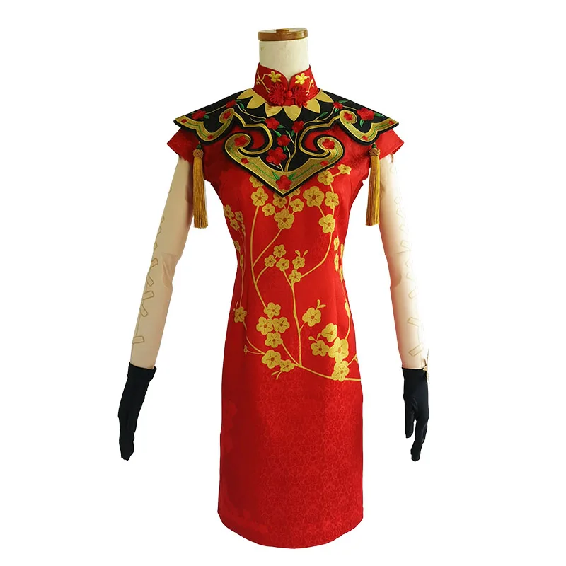 

Anime! Identity V Air Force Martha Behamfi Cheongsam Cosplay Costume Dress Halloween Suit Costumes for Women Adult Props NEW