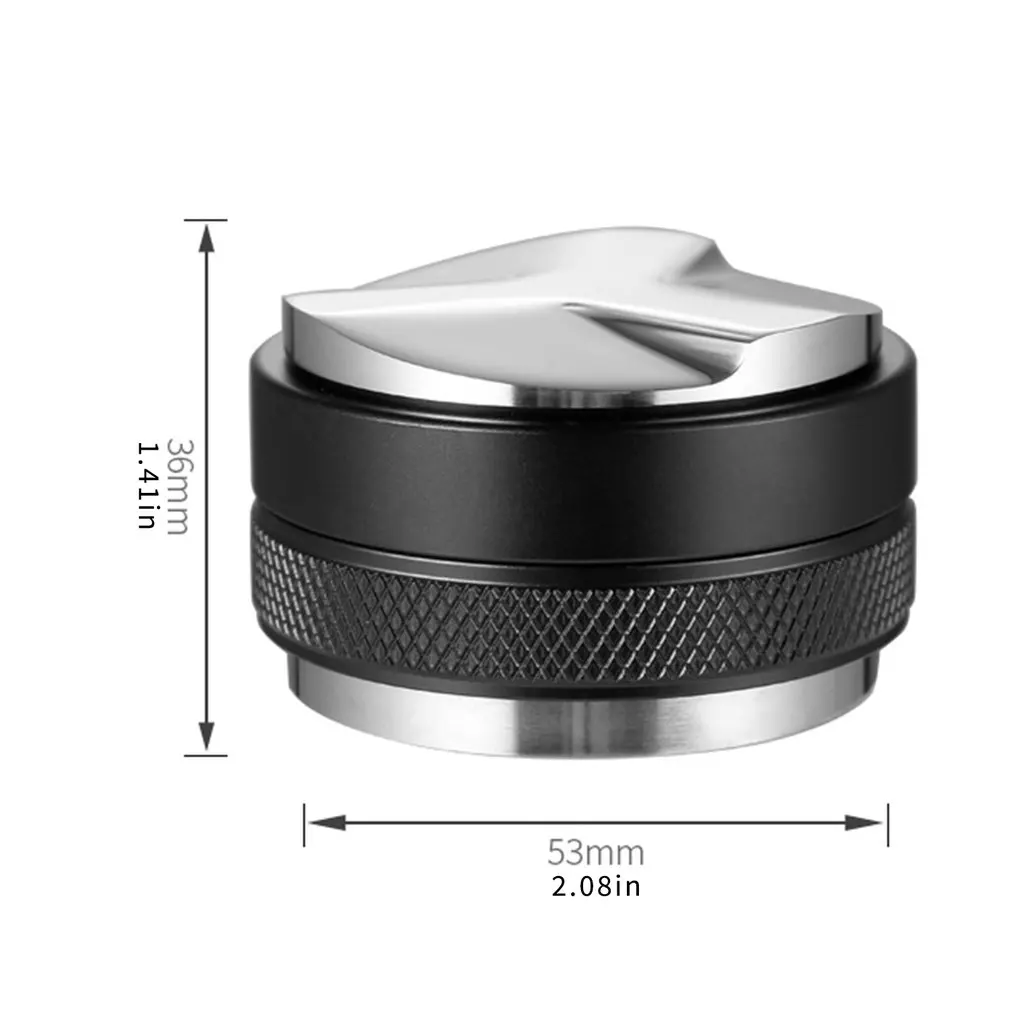 

304 Stainless Steel Coffee Tamper 53MM Coffee Distributor Coffee Powder Hammer Customized Coffee Accessories