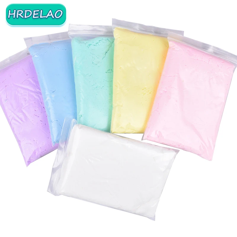 

100g DIY Slime 6 Color Clay Light Weight Modeling Air Dry No drawing Color mixing Sticky Slime Supplies Slimes Fluffy Glues Toys