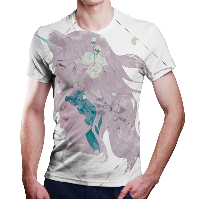 

Summer Animal Unicorn 3D Printing T-Shirts Fashion Harajuku Short-Sleeved Breathable Casual Animation Top Oversized T-Shirt 6XL
