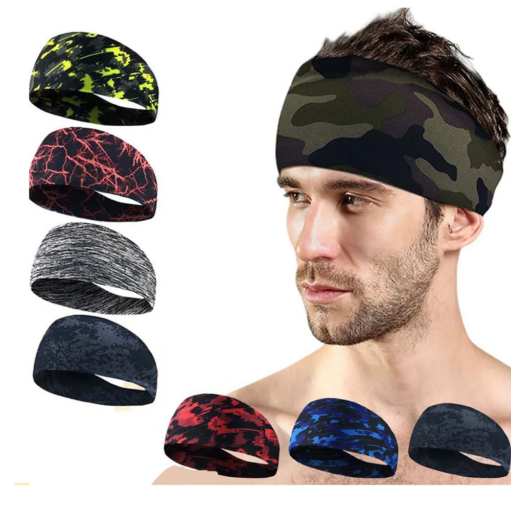 

xc Sport Running Fitness Sweatband Cycling Workout Yoga Headband Gym Headscarf Tennis Hair Band Girls Bandages Bicycle Men Women