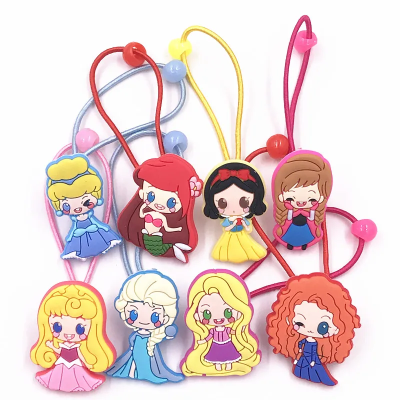 1 шт. милые Мультяшные Ариэль принцесса икона резинки для волос Русалочка хорошее