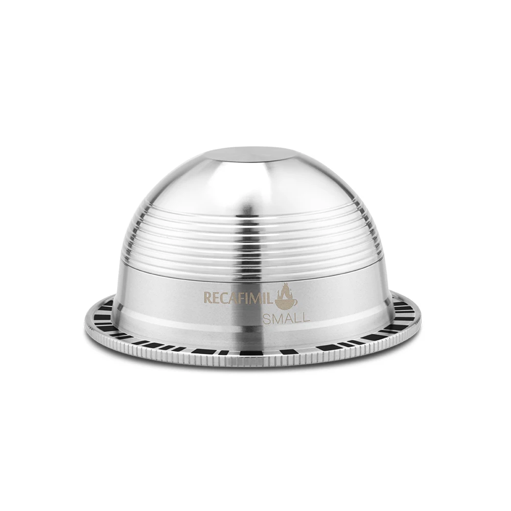ICafilas, стальной многоразовый(G1) фильтр для кофейных капсул Nespresso Vertuo, эспрессо Vertuoline для VertuoPlusLine