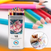 12243648 colors watercolor pencil water soluble colored drawing pencils artist painting sketching for school art supplies
