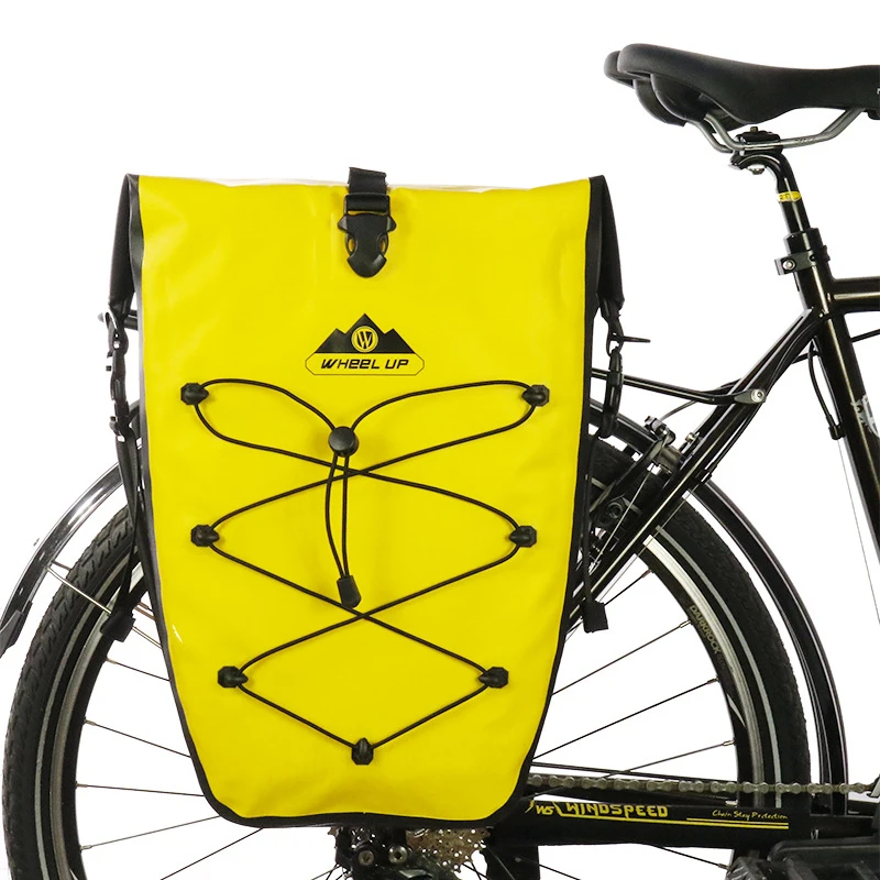 Waterproof Bicycle Rear Rack Bag 25L Travel Cycling Road Bike Bags Tail Seat Trunk Bags Pannier Basket Case MTB Bike Accessories
