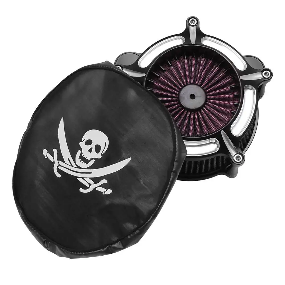 Набор воздухоочистителей Черные Водонепроницаемые носки от дождя для Harley Touring