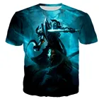 Diablo 3 Reaper of Soul Футболка для мужчинженские 3D с принтом, модные футболки для девочек Повседневная Harajuku Стиль Уличная Топы дропшиппинг