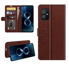 Кожаная защитная сумка для Asus Zenfone 8 ZS590KS ROG Phone 5, откидной высококачественный чехол, силиконовый чехол-бумажник с держателем для карт