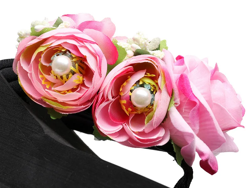 Шлепанцы женские ручной работы сандалии на высоком каблуке пляжные шлепанцы с