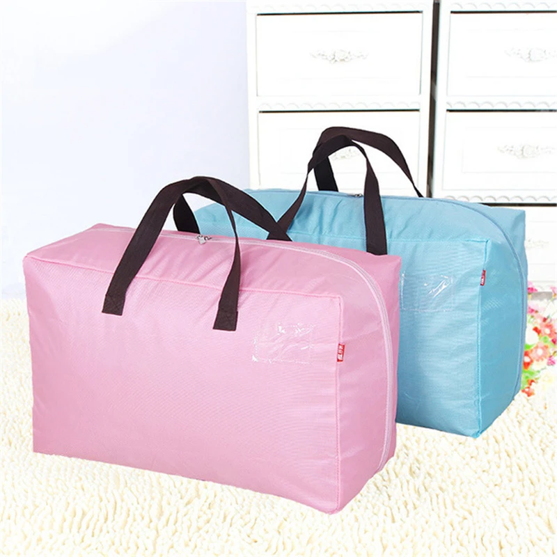 

1 шт., утолщенная влагостойкая сумка для хранения одежды и одеял из ткани Оксфорд